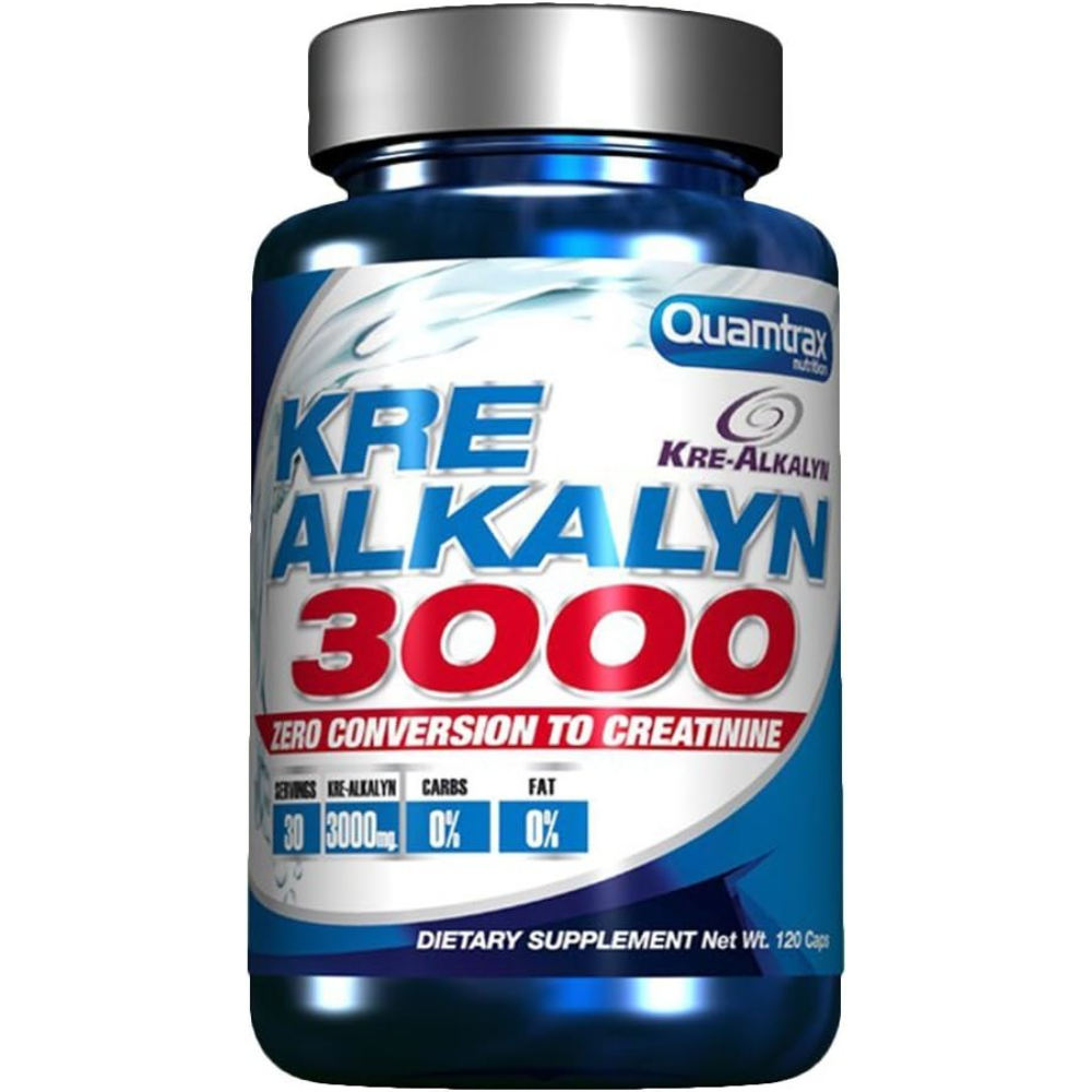 Quamtrax Nutrition Kre Alkalyn 3000-120 capsulas